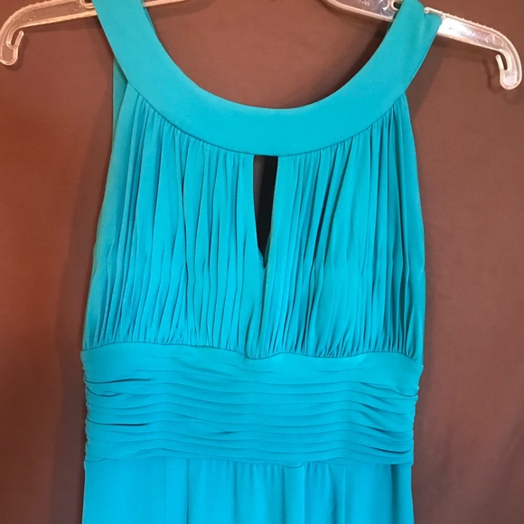 Turquoise Special Occasion Dress - Picture 2 of 4